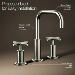Widespread bathroom sink faucet with Cross handles, 1.2 gpm^Kohler Clearance