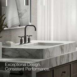 Widespread bathroom sink faucet with Cross handles, 1.2 gpm^Kohler Clearance