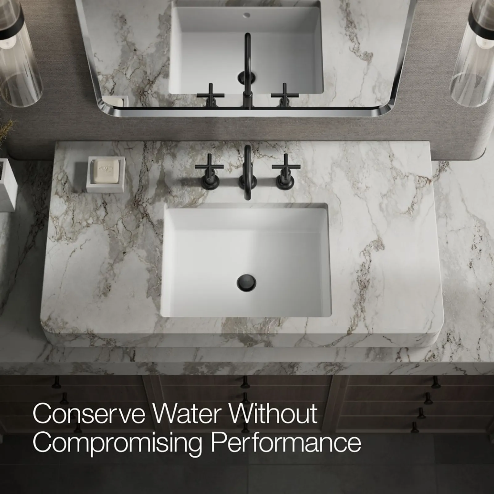 Widespread bathroom sink faucet with Cross handles, 1.2 gpm^Kohler Clearance