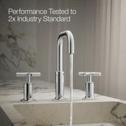 Widespread bathroom sink faucet with Cross handles, 1.2 gpm^Kohler Clearance