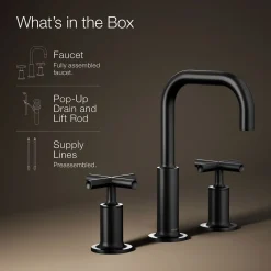 Widespread bathroom sink faucet with Cross handles, 1.2 gpm^Kohler Clearance