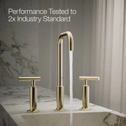 Widespread bathroom sink faucet with Lever handles, 1.2 gpm^Kohler Online
