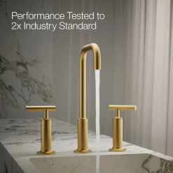 Widespread bathroom sink faucet with Lever handles, 1.2 gpm^Kohler Online