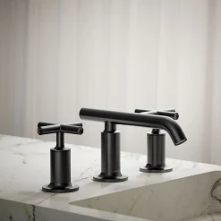 Widespread bathroom sink faucet with Cross handles, 1.2 gpm^Kohler Best