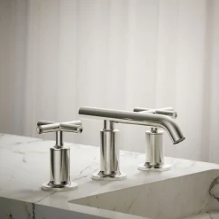 Widespread bathroom sink faucet with Cross handles, 1.2 gpm^Kohler Best