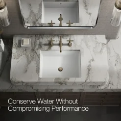 Widespread bathroom sink faucet with Cross handles, 1.2 gpm^Kohler Best