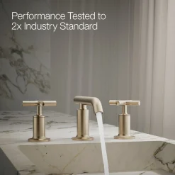 Widespread bathroom sink faucet with Cross handles, 1.2 gpm^Kohler Best