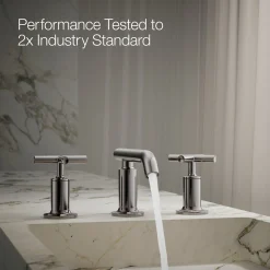 Widespread bathroom sink faucet with Cross handles, 1.2 gpm^Kohler Best