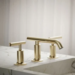 Widespread bathroom sink faucet with Lever handles, 1.2 gpm^Kohler