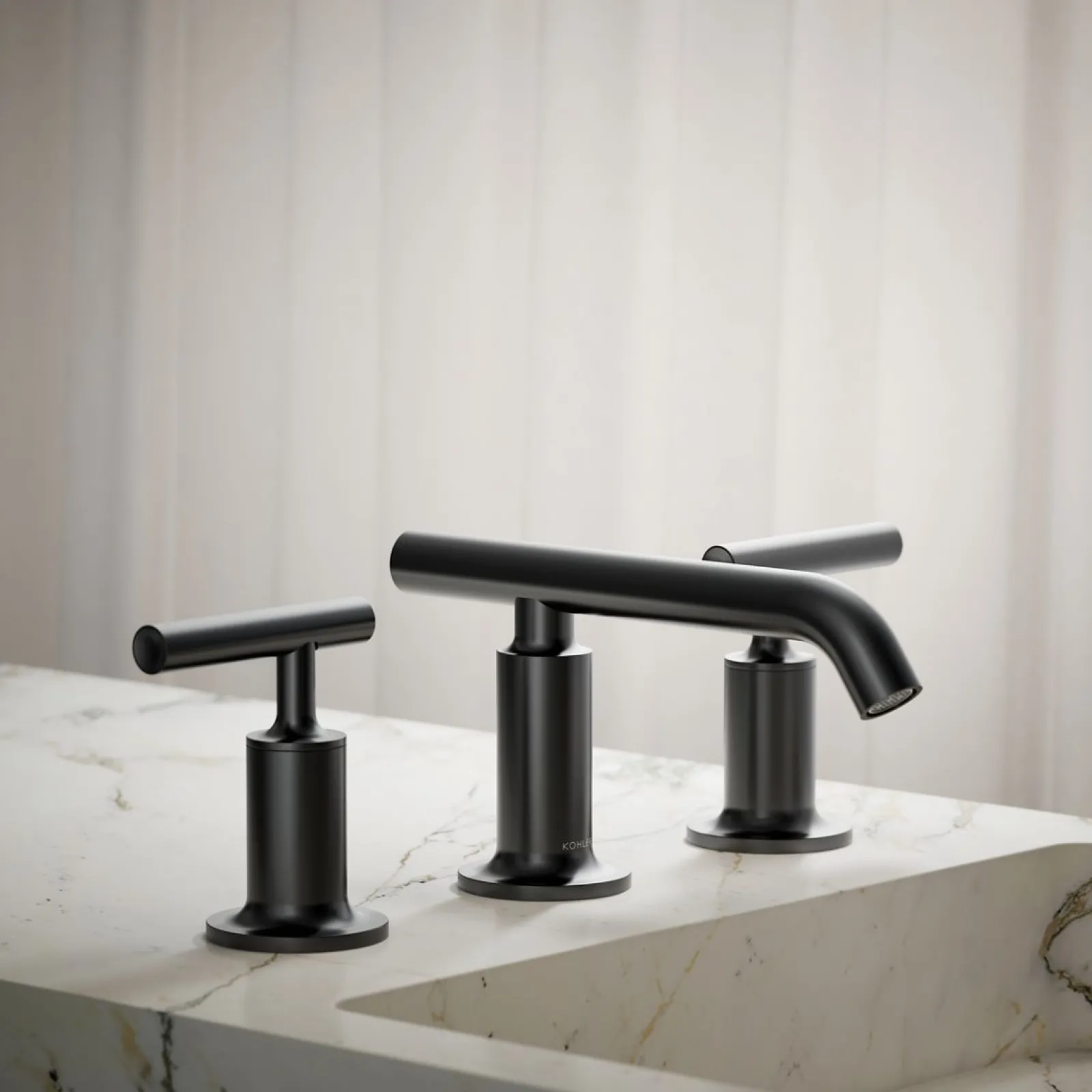 Widespread bathroom sink faucet with Lever handles, 1.2 gpm^Kohler