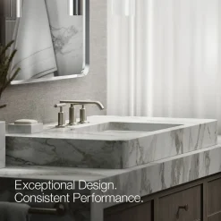 Widespread bathroom sink faucet with Lever handles, 1.2 gpm^Kohler