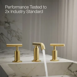 Widespread bathroom sink faucet with Lever handles, 1.2 gpm^Kohler