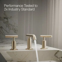 Widespread bathroom sink faucet with Lever handles, 1.2 gpm^Kohler
