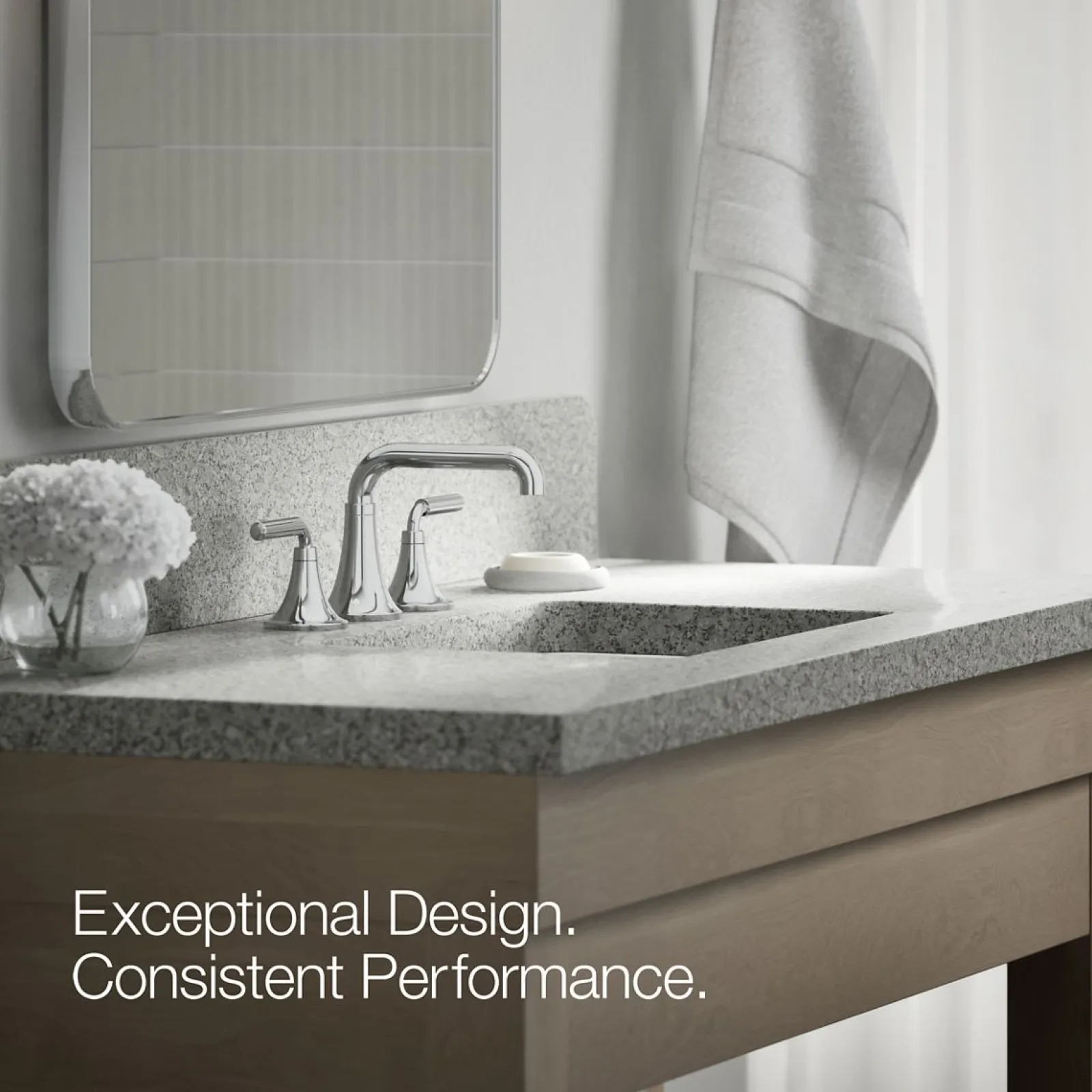 Widespread bathroom sink faucet, 0.5 gpm^Kohler Sale