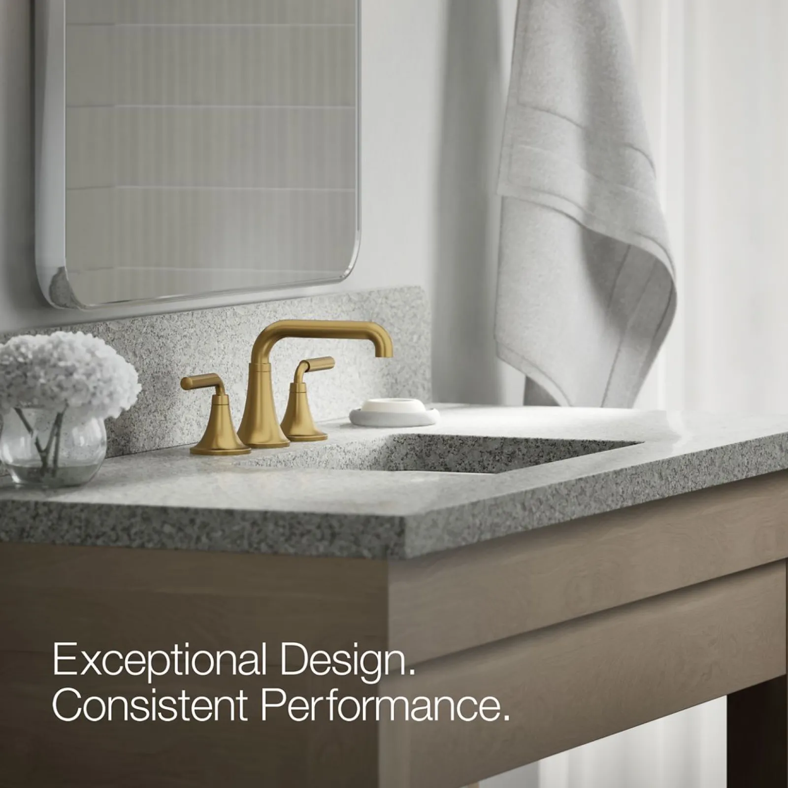 Widespread bathroom sink faucet, 0.5 gpm^Kohler Sale