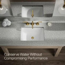 Widespread bathroom sink faucet, 0.5 gpm^Kohler Sale