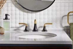 Widespread bathroom sink faucet, 0.5 gpm^Kohler Sale