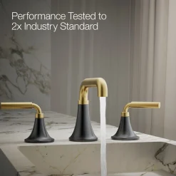 Widespread bathroom sink faucet, 0.5 gpm^Kohler Sale