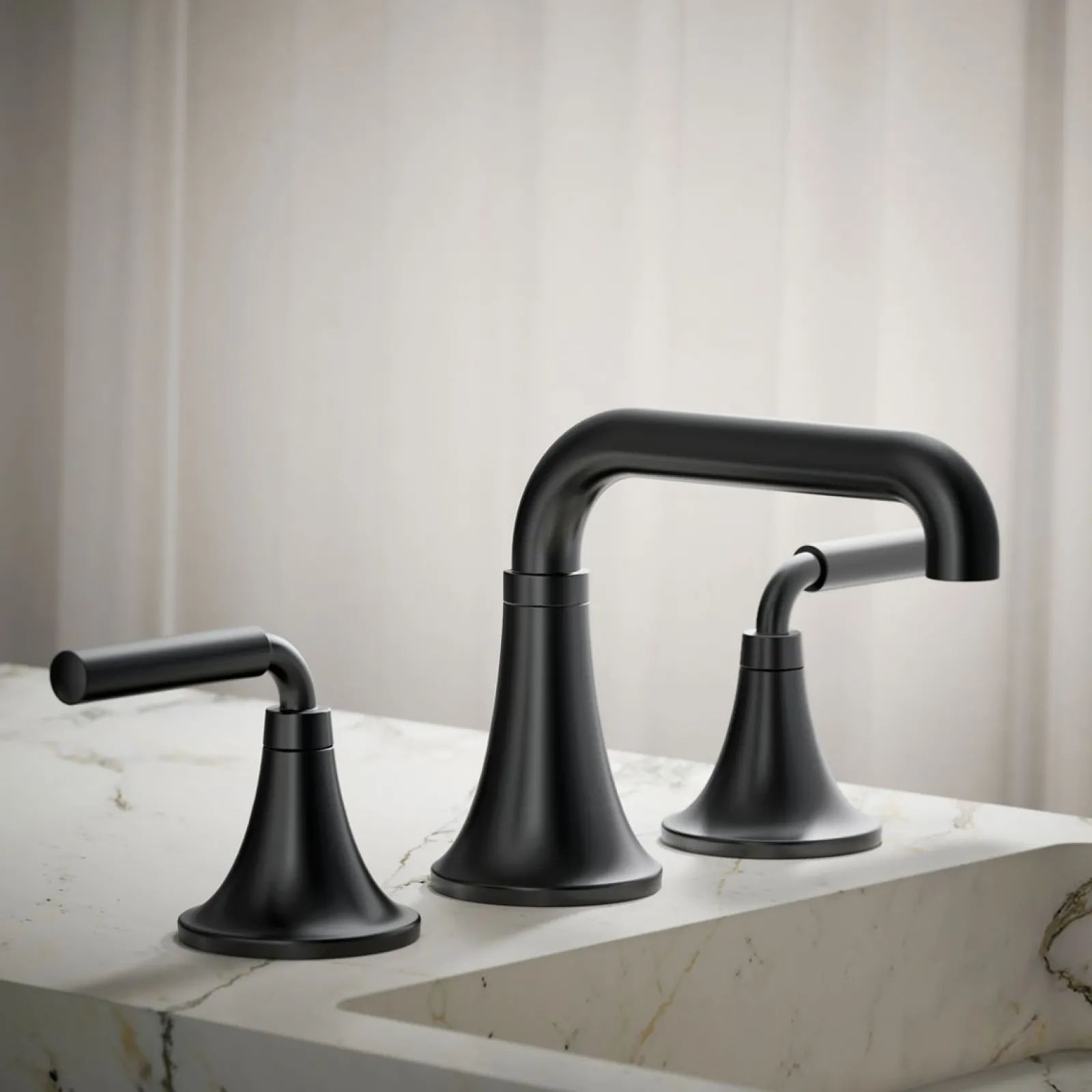 Widespread bathroom sink faucet, 0.5 gpm^Kohler Sale