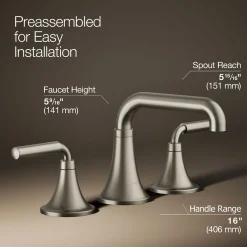 Widespread bathroom sink faucet, 1.2 gpm^Kohler Online