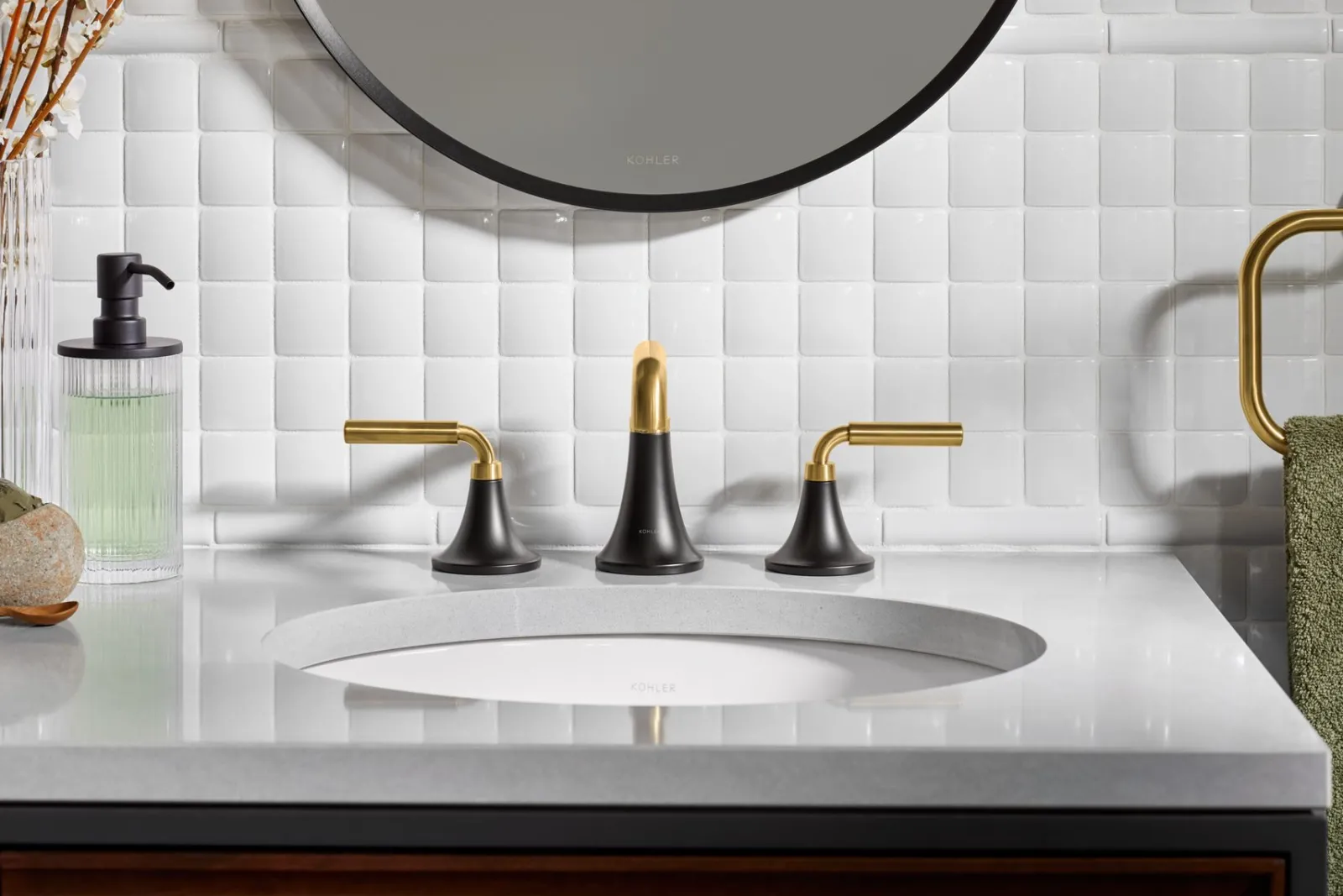 Widespread bathroom sink faucet, 1.2 gpm^Kohler Online