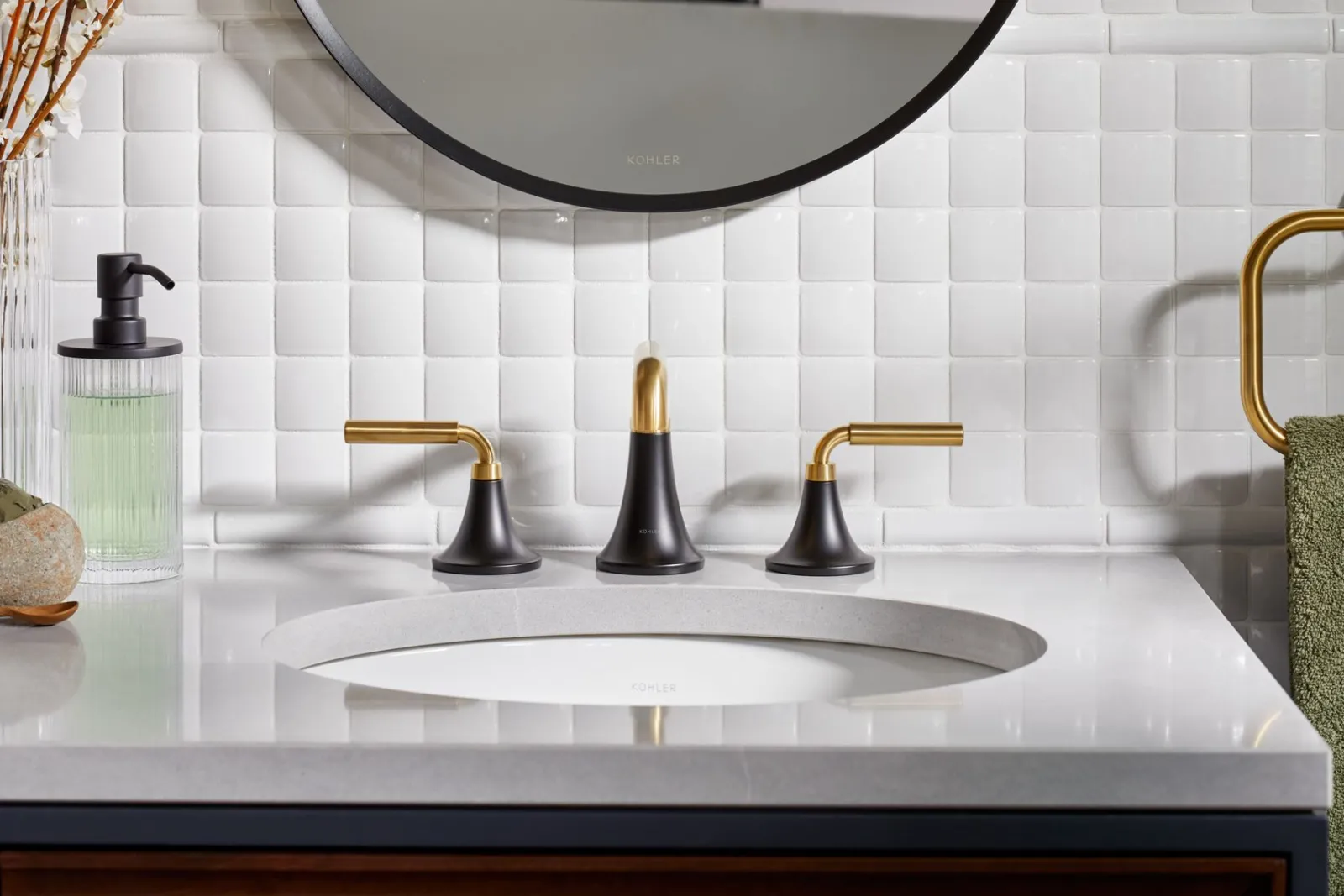 Widespread bathroom sink faucet, 1.2 gpm^Kohler Online