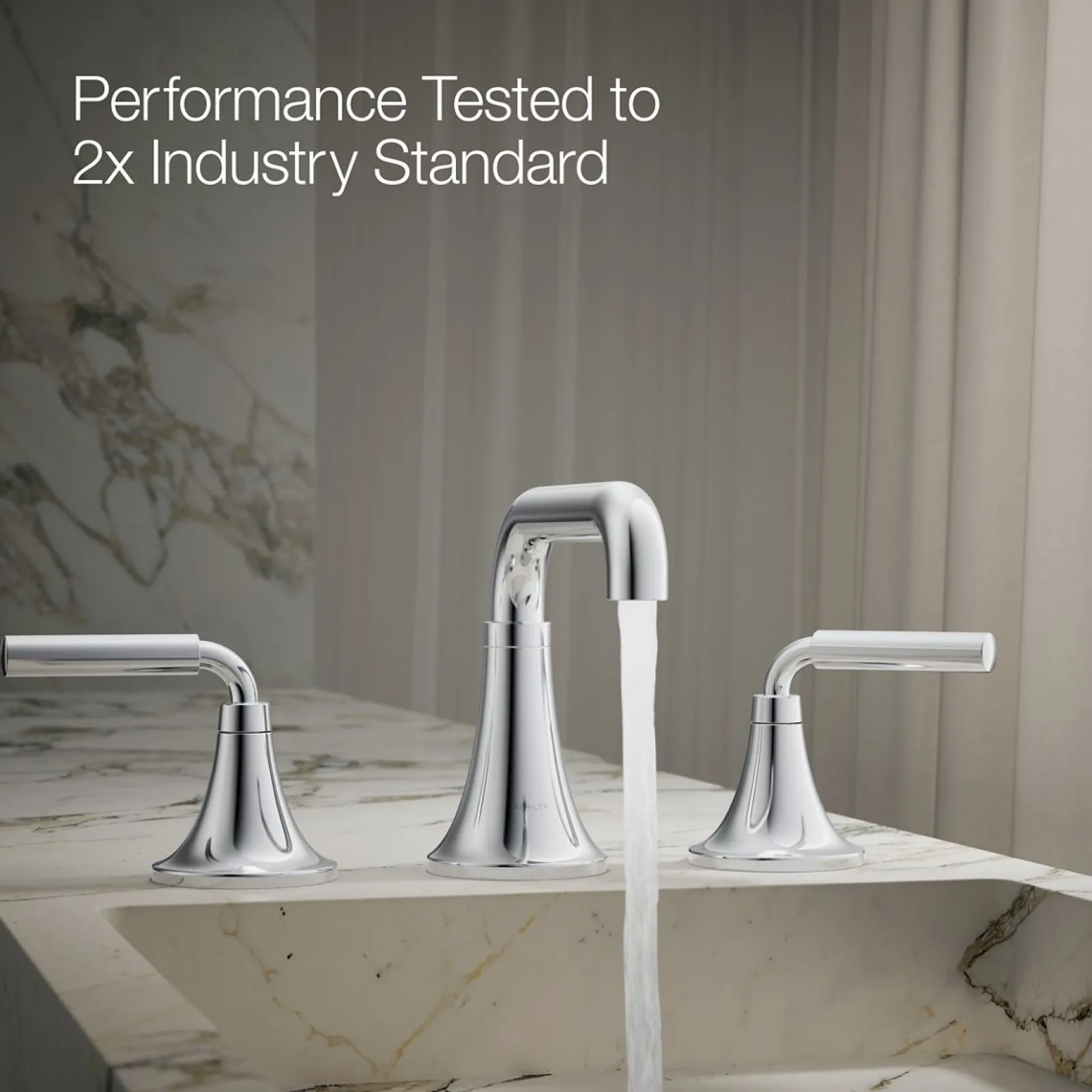 Widespread bathroom sink faucet, 1.2 gpm^Kohler Online