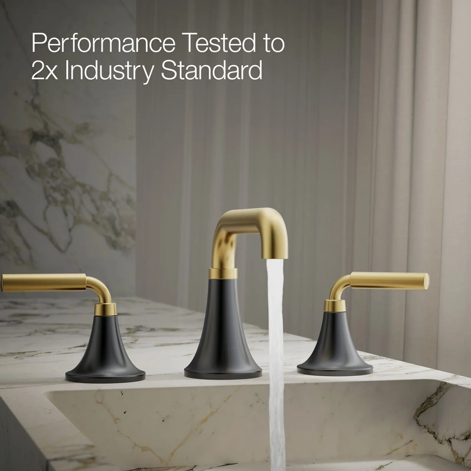 Widespread bathroom sink faucet, 1.2 gpm^Kohler Online