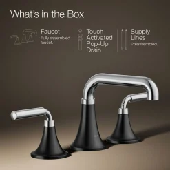 Widespread bathroom sink faucet, 1.2 gpm^Kohler Online