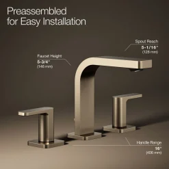 Widespread bathroom sink faucet, 1.0 gpm^Kohler New