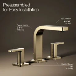 Widespread bathroom sink faucet, 1.0 gpm^Kohler New