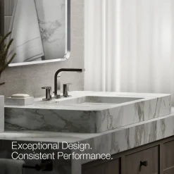 Widespread bathroom sink faucet, 1.0 gpm^Kohler New