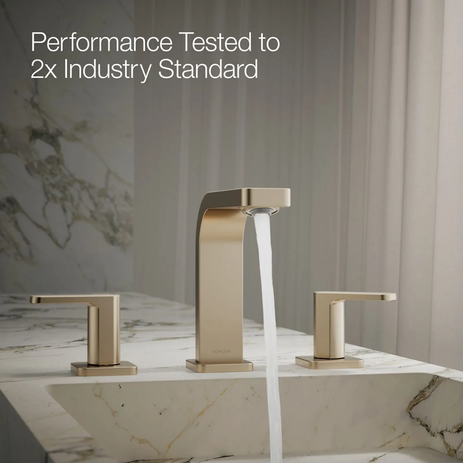 Widespread bathroom sink faucet, 1.0 gpm^Kohler New