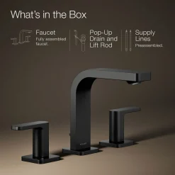 Widespread bathroom sink faucet, 1.2 gpm^Kohler Sale