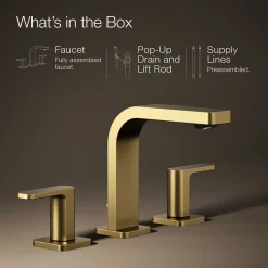 Widespread bathroom sink faucet, 1.2 gpm^Kohler Sale