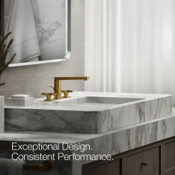 Widespread bathroom sink faucet with Cross handles, 1.2 gpm^Kohler Sale