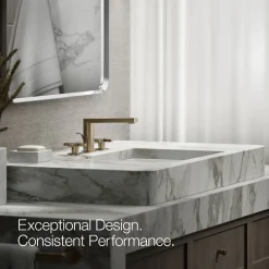 Widespread bathroom sink faucet with Cross handles, 1.2 gpm^Kohler Sale