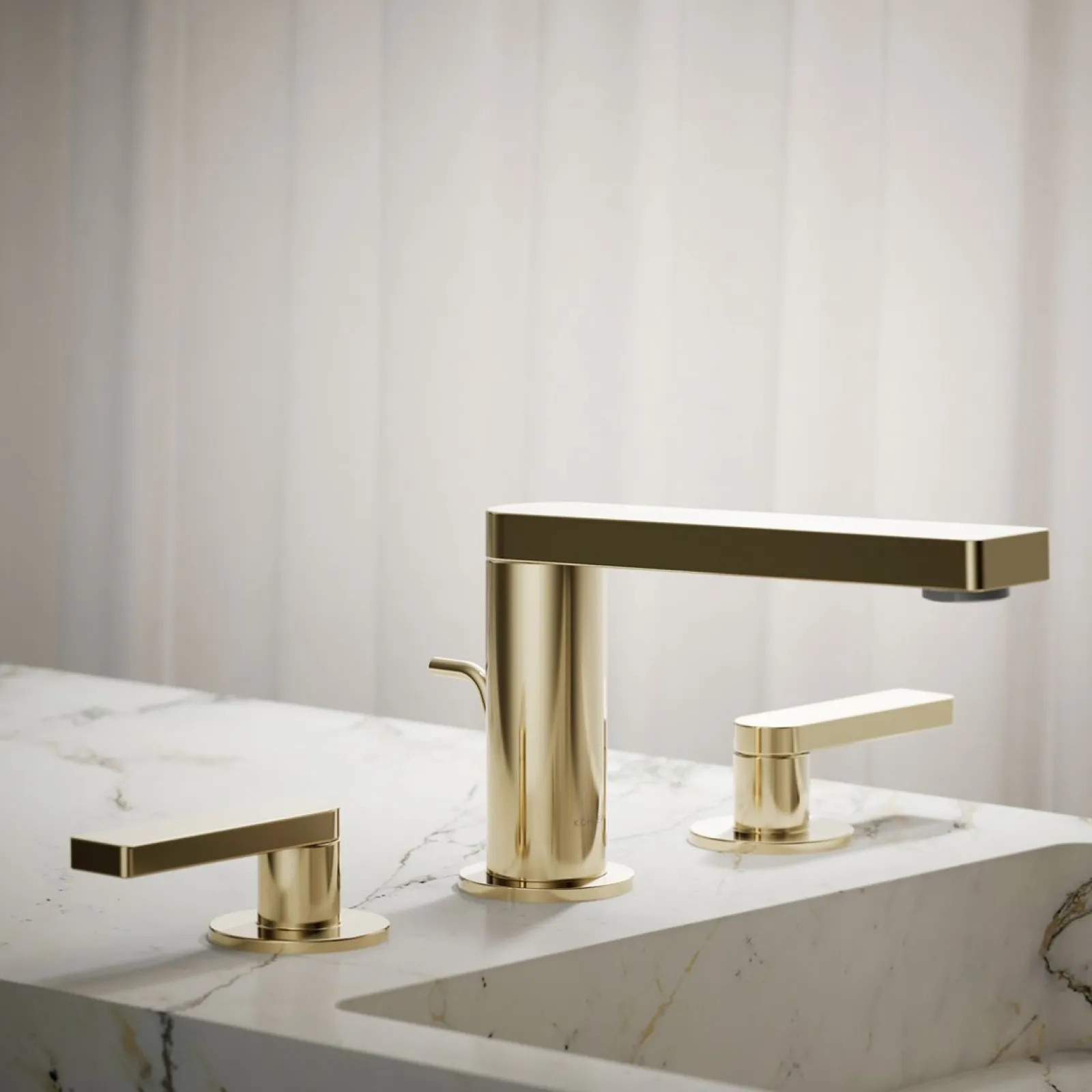 Widespread bathroom sink faucet with Lever handles, 1.2 gpm^Kohler Outlet