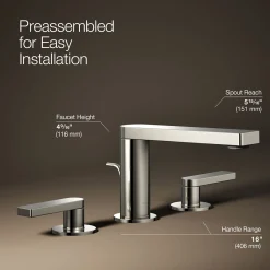 Widespread bathroom sink faucet with Lever handles, 1.2 gpm^Kohler Outlet