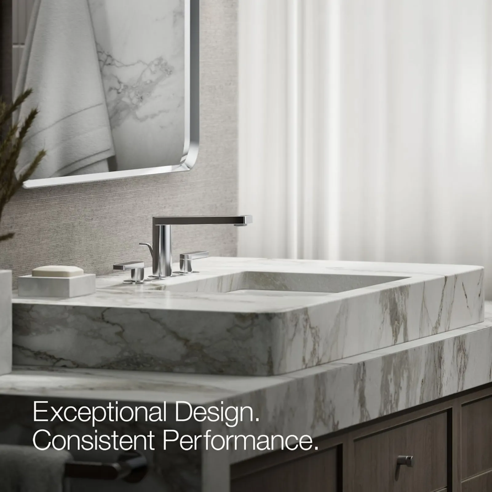 Widespread bathroom sink faucet with Lever handles, 1.2 gpm^Kohler Outlet