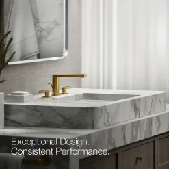 Widespread bathroom sink faucet with Lever handles, 1.2 gpm^Kohler Outlet