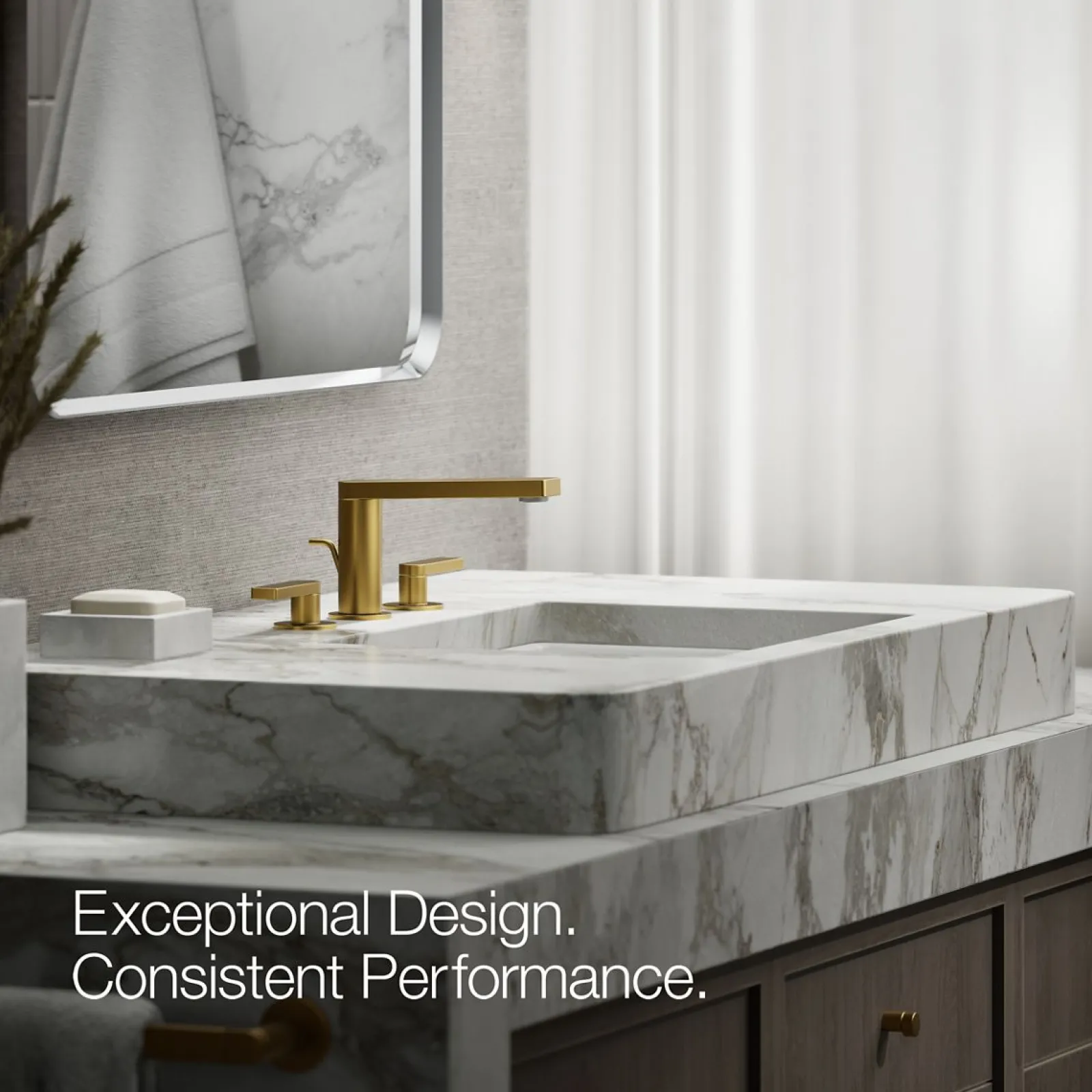 Widespread bathroom sink faucet with Lever handles, 1.2 gpm^Kohler Outlet
