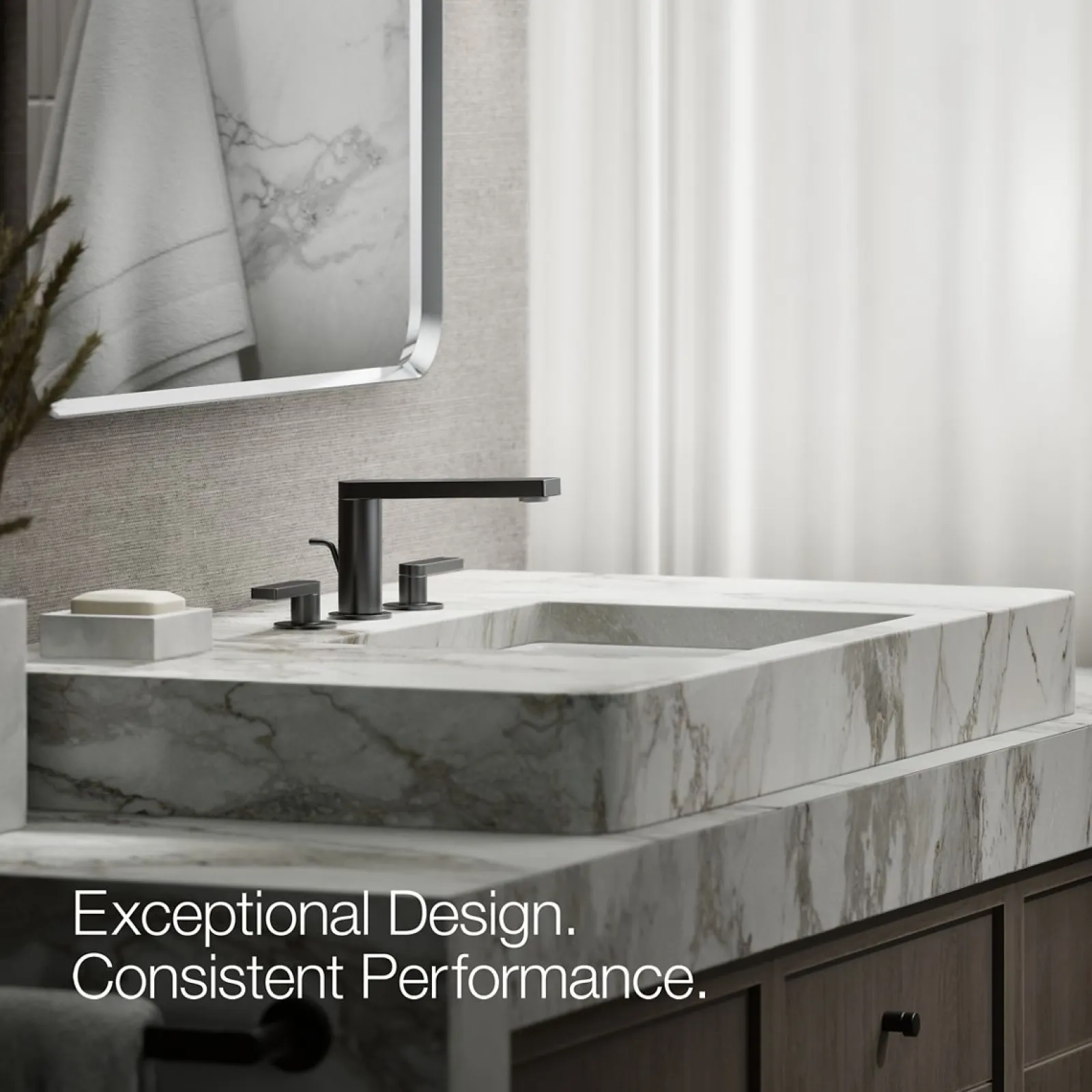 Widespread bathroom sink faucet with Lever handles, 1.2 gpm^Kohler Outlet