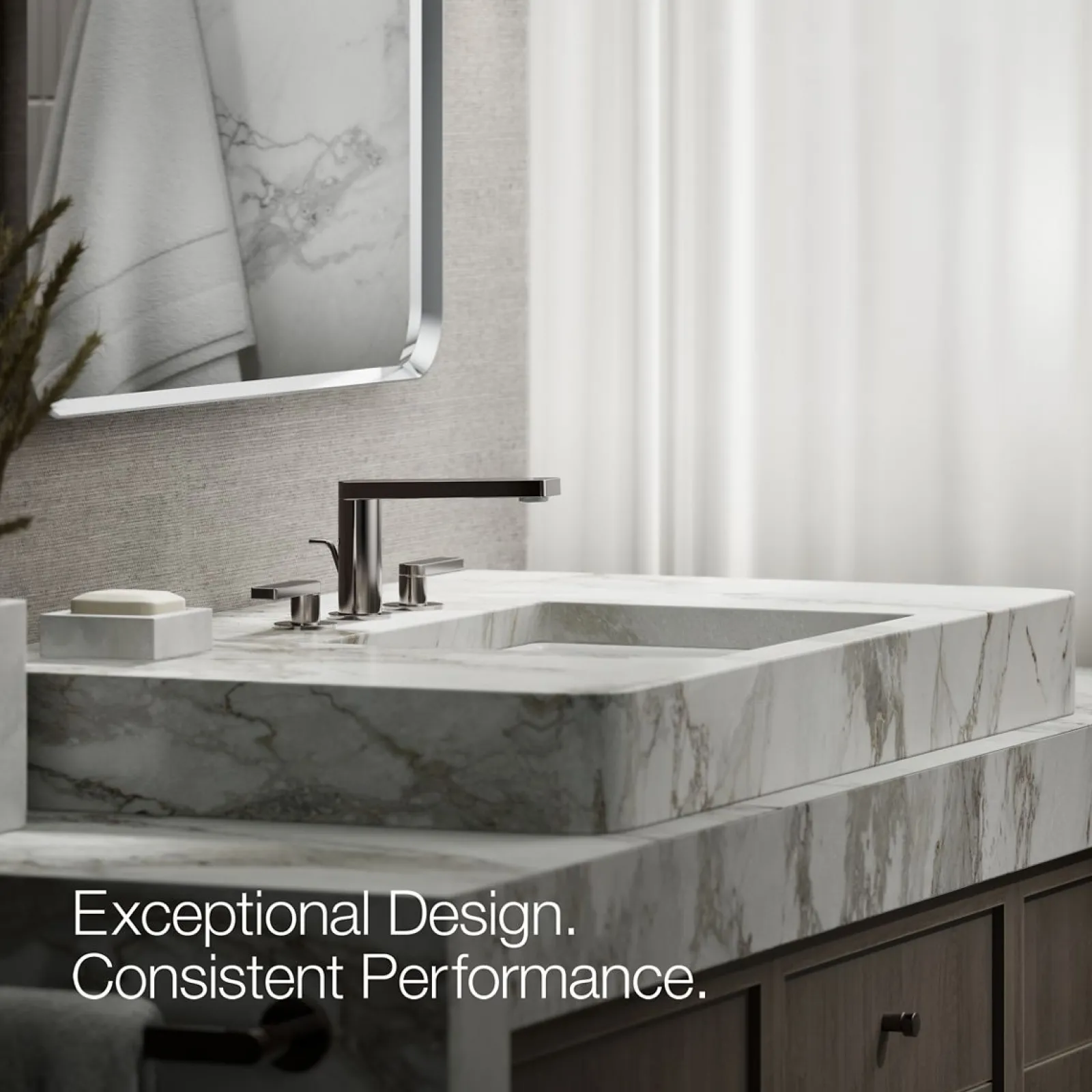 Widespread bathroom sink faucet with Lever handles, 1.2 gpm^Kohler Outlet