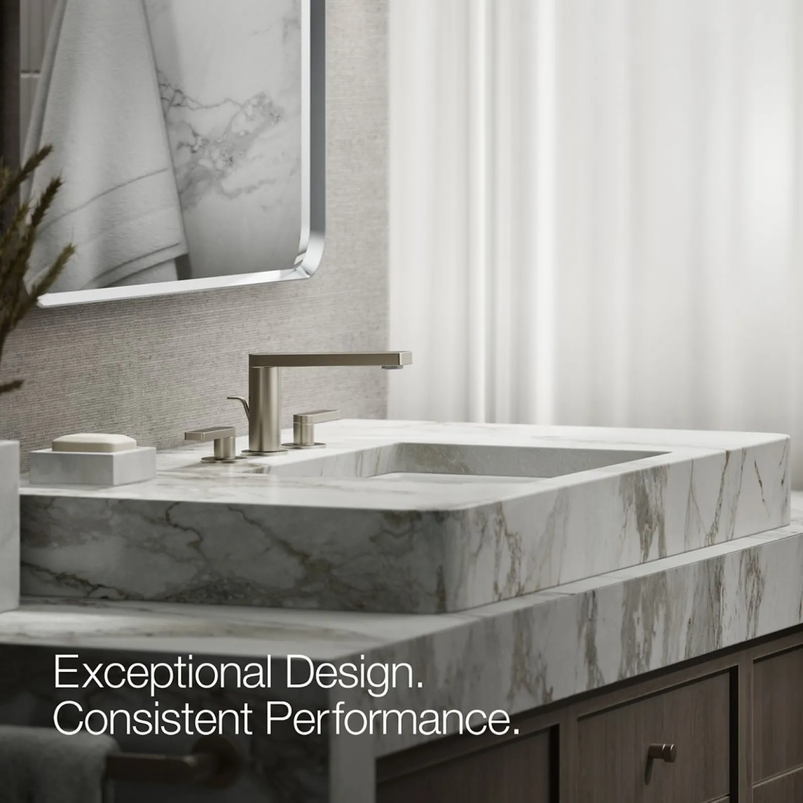 Widespread bathroom sink faucet with Lever handles, 1.2 gpm^Kohler Outlet