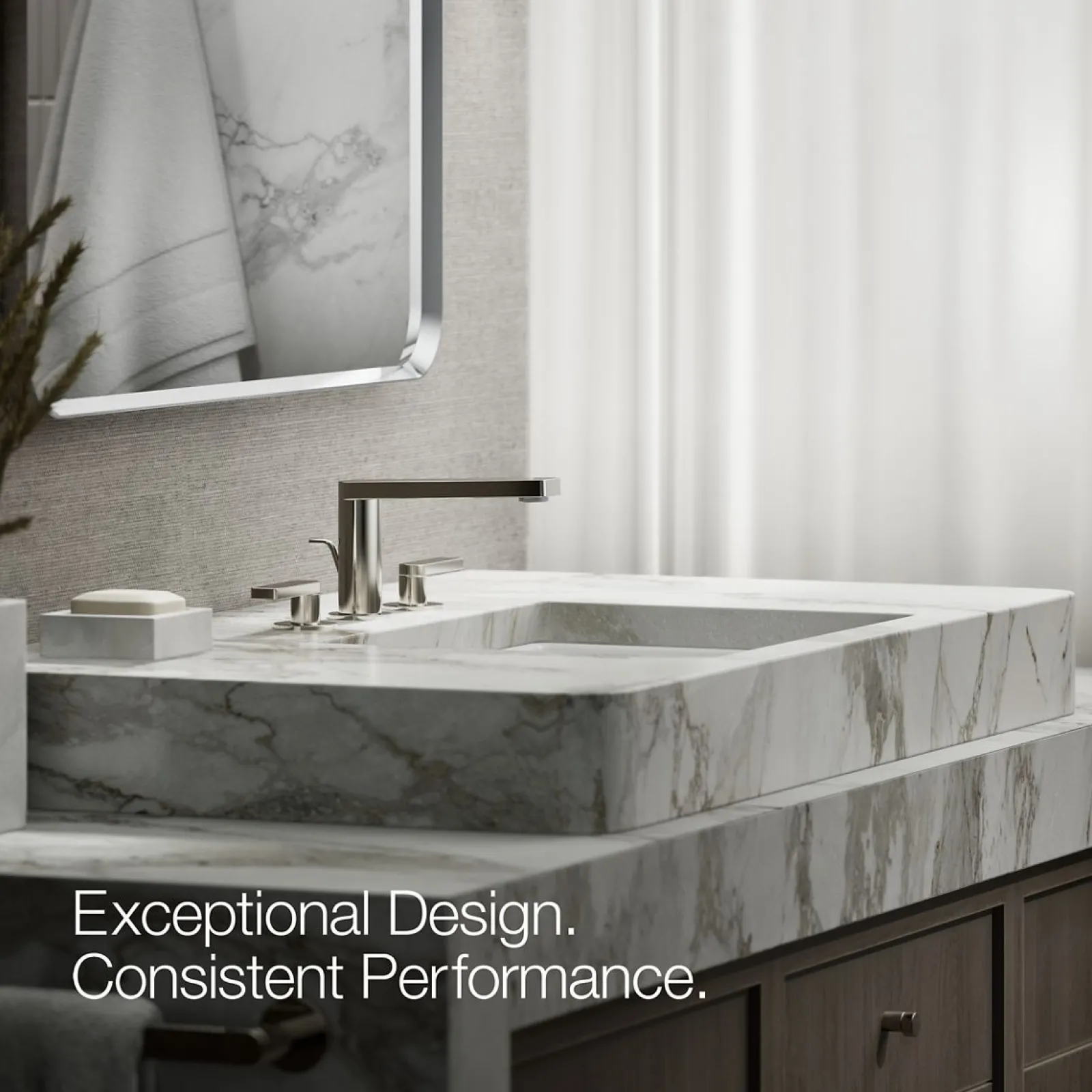 Widespread bathroom sink faucet with Lever handles, 1.2 gpm^Kohler Outlet
