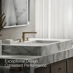 Widespread bathroom sink faucet with Lever handles, 1.2 gpm^Kohler Outlet