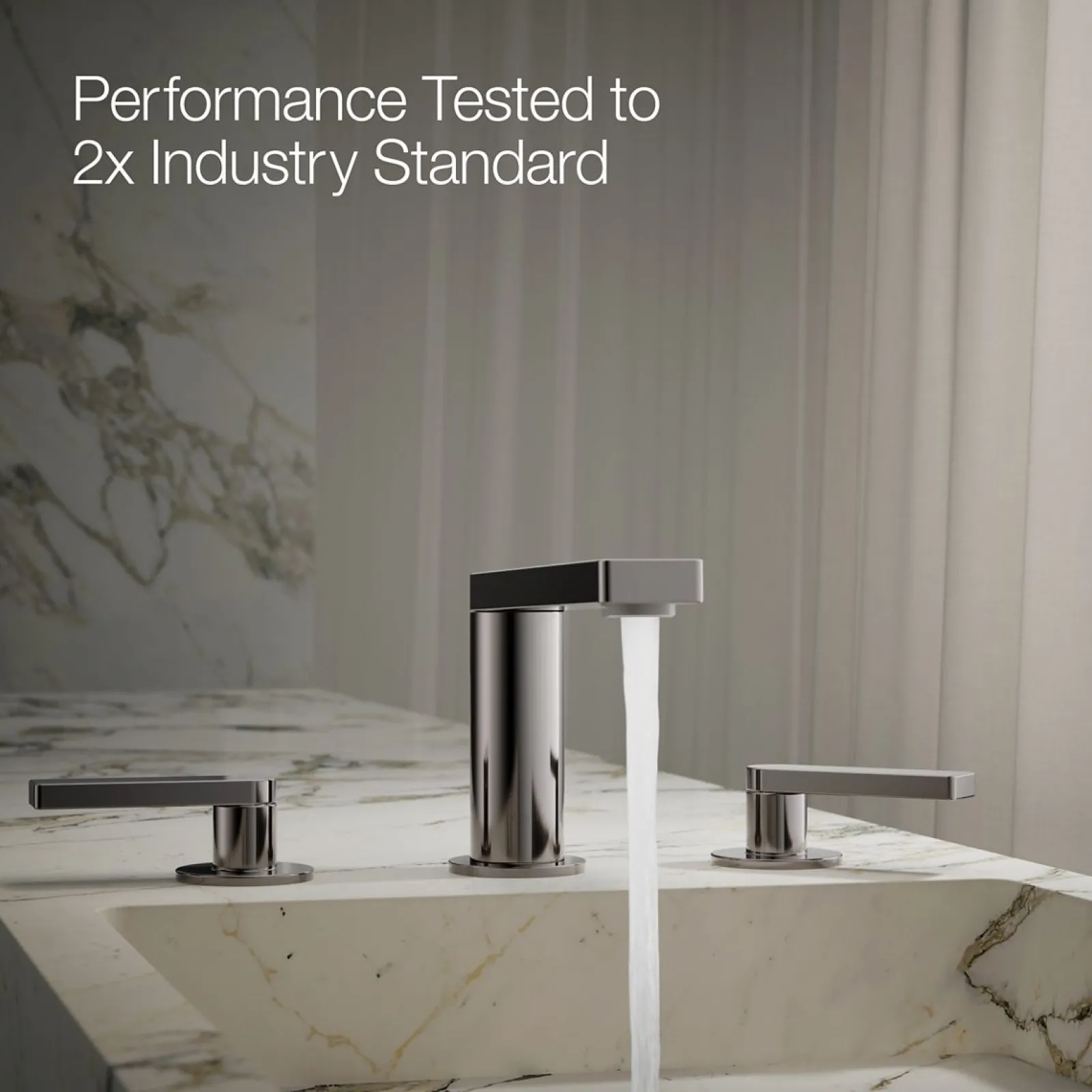 Widespread bathroom sink faucet with Lever handles, 1.2 gpm^Kohler Outlet
