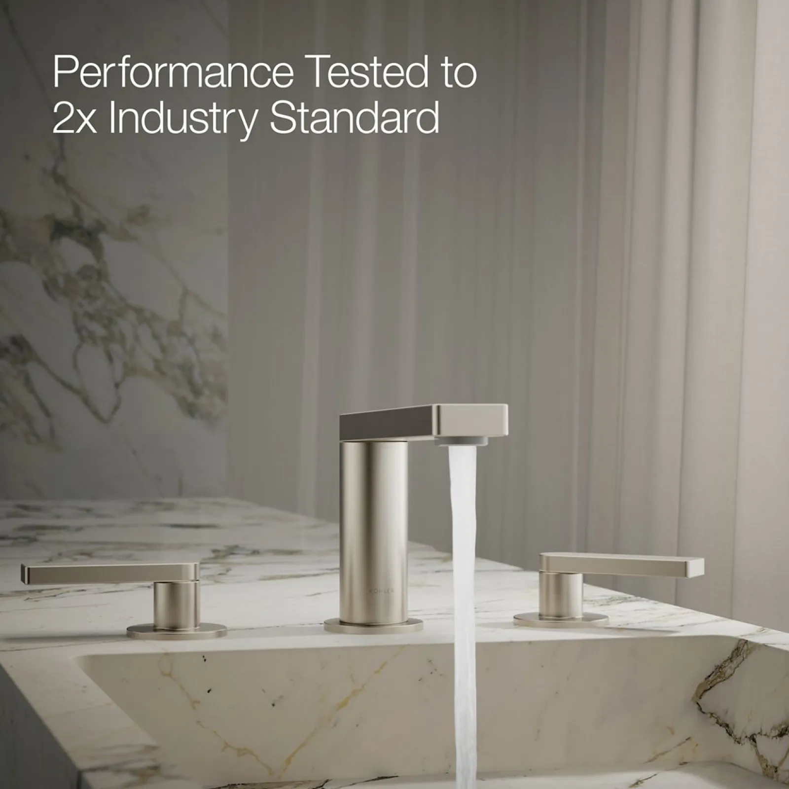 Widespread bathroom sink faucet with Lever handles, 1.2 gpm^Kohler Outlet