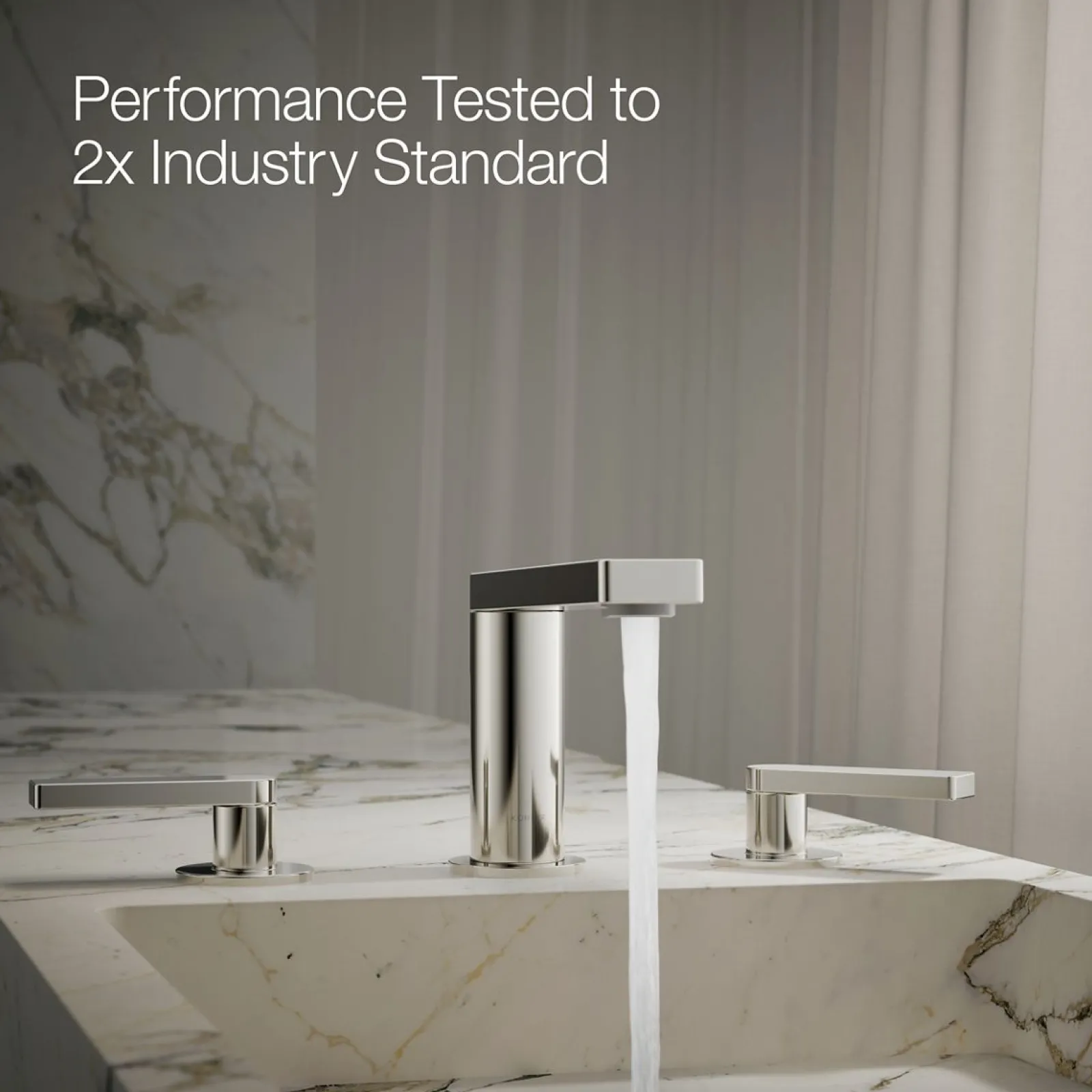 Widespread bathroom sink faucet with Lever handles, 1.2 gpm^Kohler Outlet